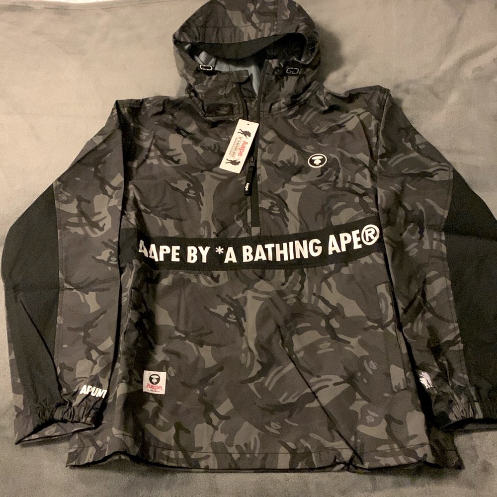 AAPE Lightweight Hood Camo Smock Jacket